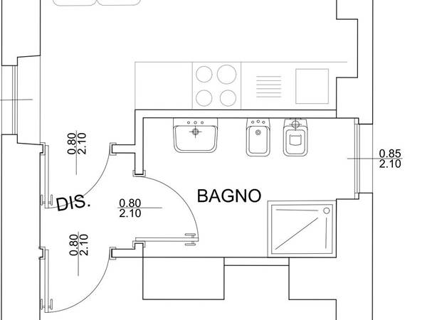 Melzo - 2 locali ristrutturato
